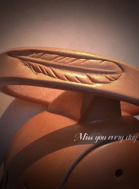 纯手工超厚美鞍革高桥同款创意阿美咔叽牛皮手环羽毛手镯复古礼品