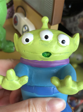 卡通三眼仔树脂笔托支架