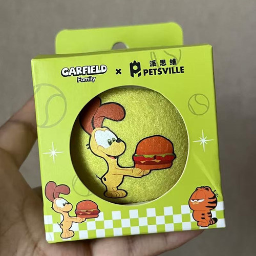 此木家 派思维加菲猫弹弹球系列狗狗玩具互动玩耍宠物玩具耐玩 - 图2