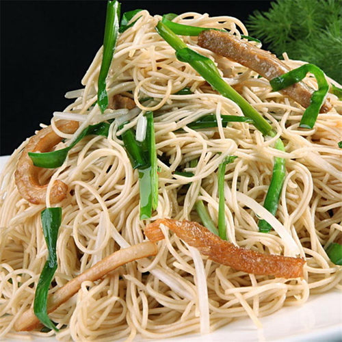 台湾进口素食面伯升手工香Q面线600g 长寿面线猪脚面线台湾口味 - 图0