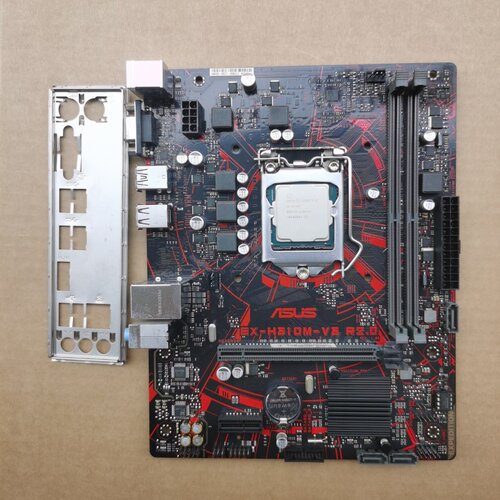 华硕H310M搭配I3 8100 I5 8500 I7 8700 台式电脑4代主板CPU套装 - 图0