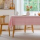 Annalize ຝ້າຍ retro ແລະ linen tassel tablecloth ງ່າຍດາຍ
