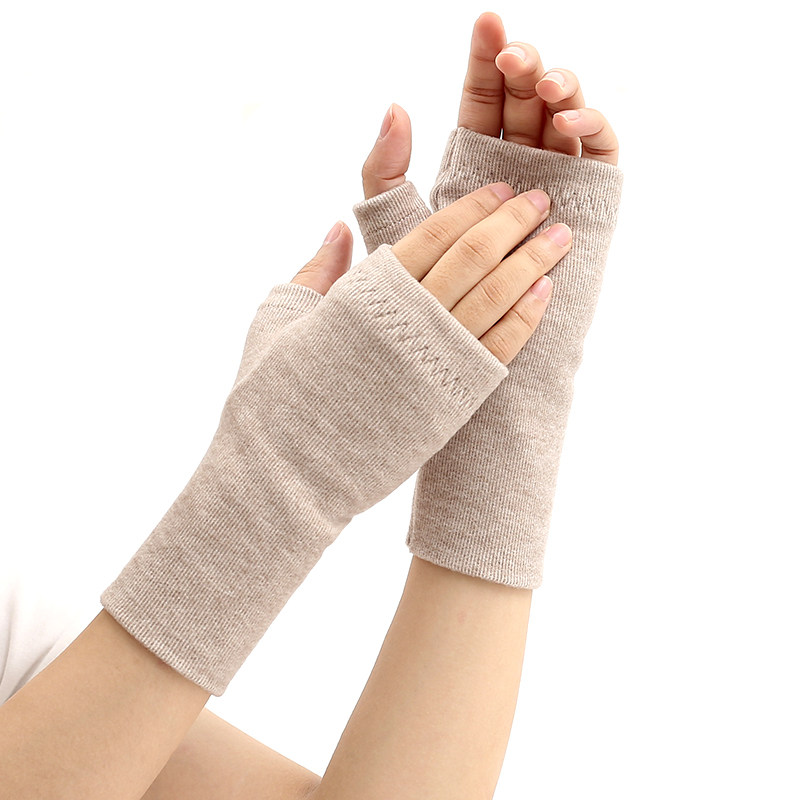 半指手套女冬男双层加厚保暖情侣潮流学生写字羊毛绒防寒漏指手套,淘宝优惠券,粉丝福利购,淘宝优惠卷