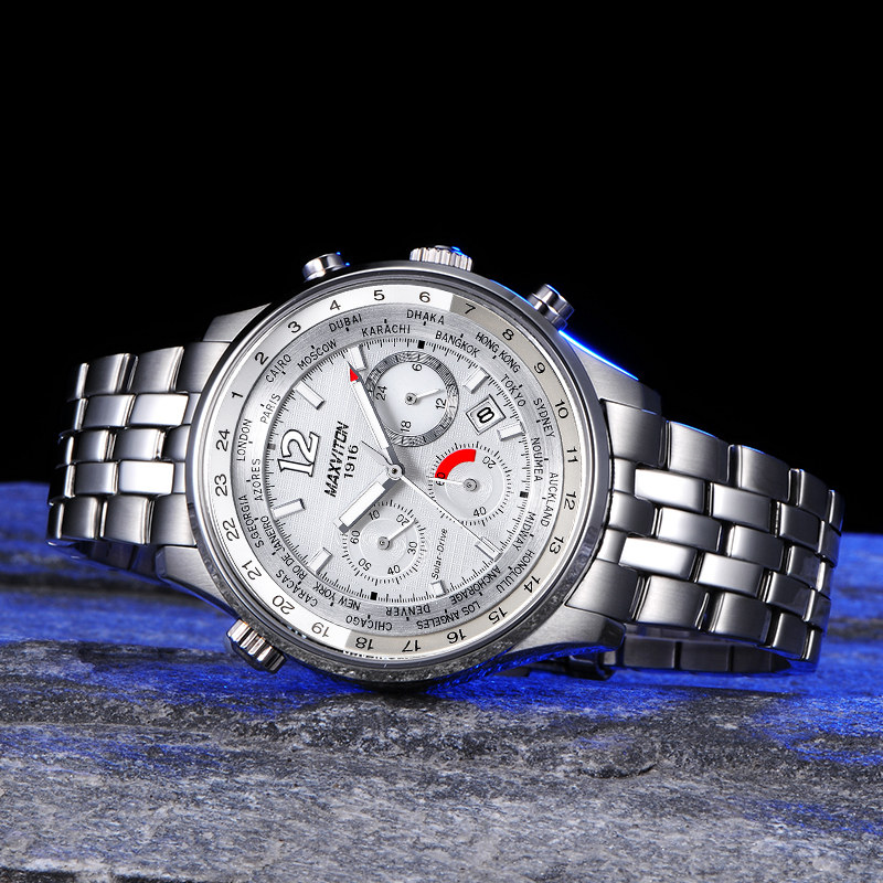 玛斯威顿大表盘男十大防水夜光男表 玛斯威顿国产腕表