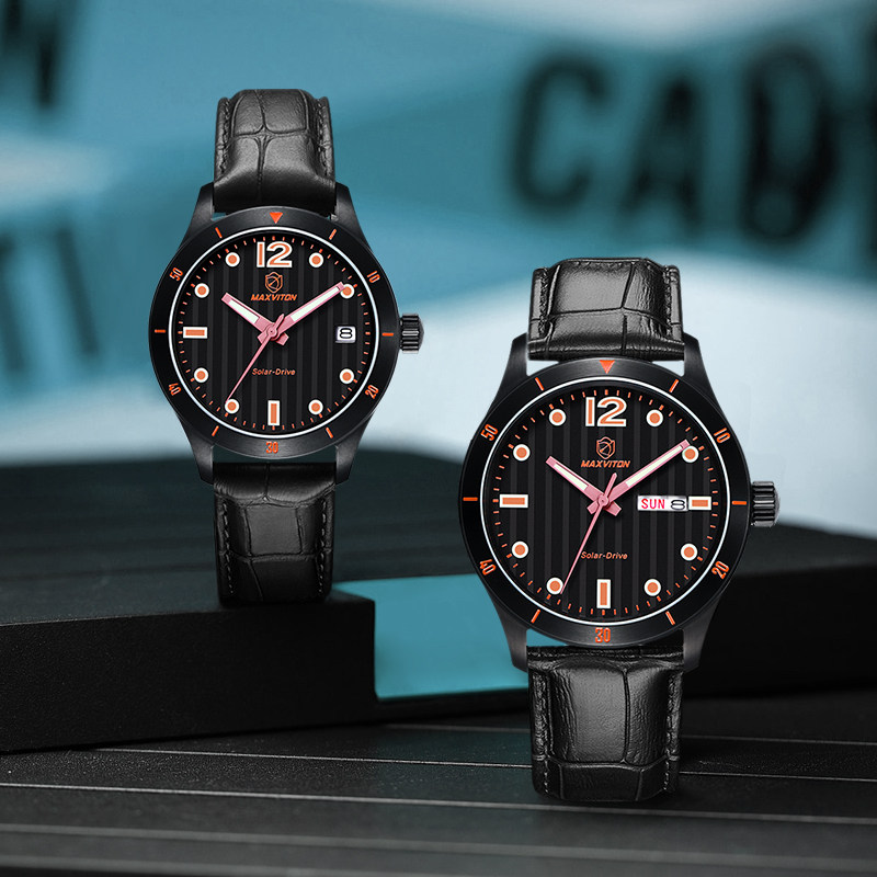 玛斯威顿户外光能表夜光防水手表 玛斯威顿国产腕表