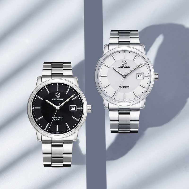 玛斯威顿男士太阳能薄款休闲男表 玛斯威顿国产腕表