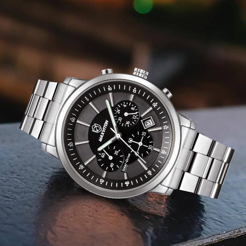 玛斯威顿正品多功能三眼男日历男表 玛斯威顿国产腕表