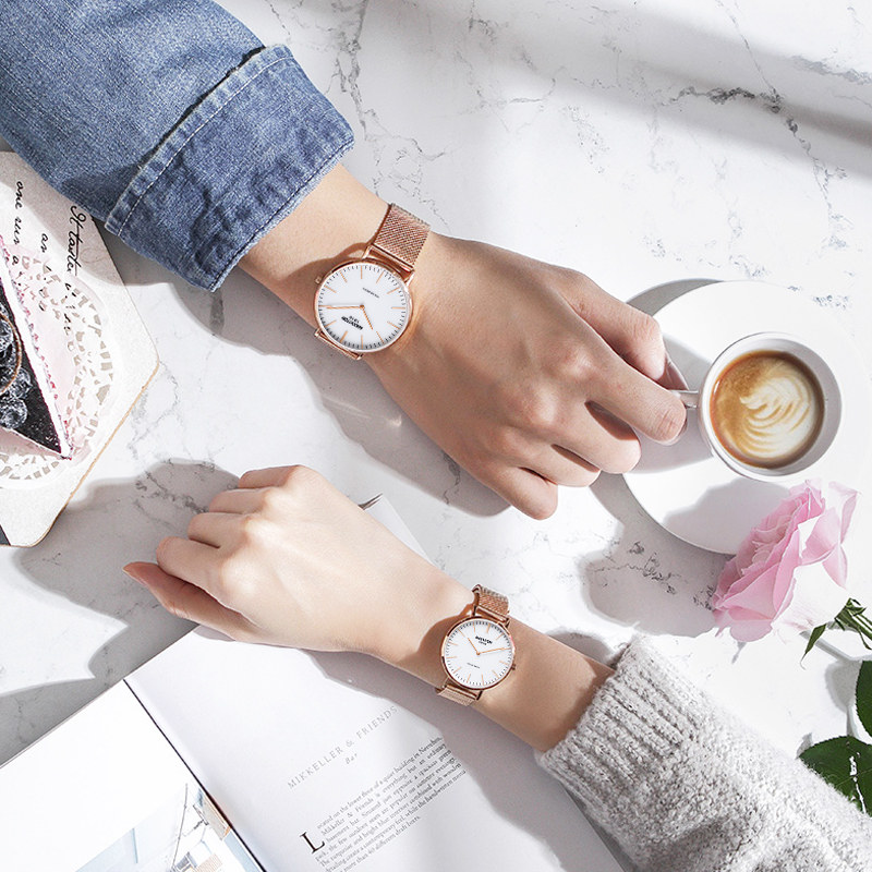 玛斯威顿光能女高级感小巧精致手表 玛斯威顿国产腕表