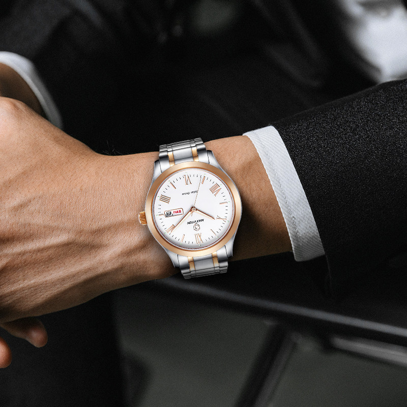 玛斯威顿太阳能男士十大夜光手表 玛斯威顿国产腕表