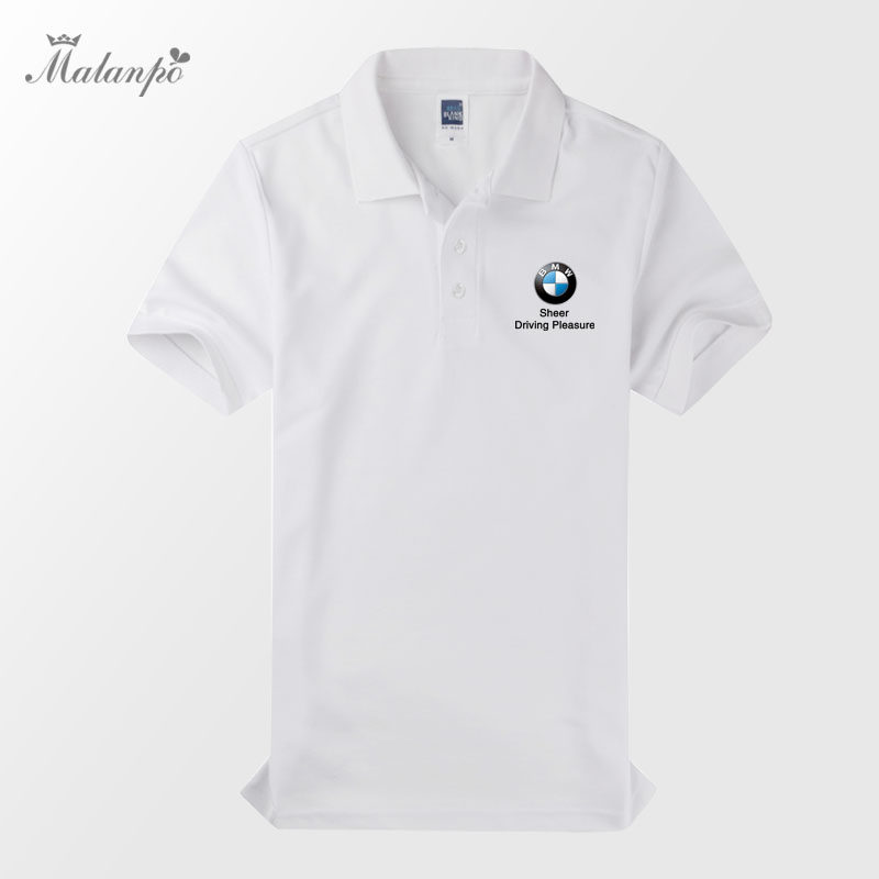 宝马印花车友会衣服t恤翻领工作服 马兰坡服饰Polo衫