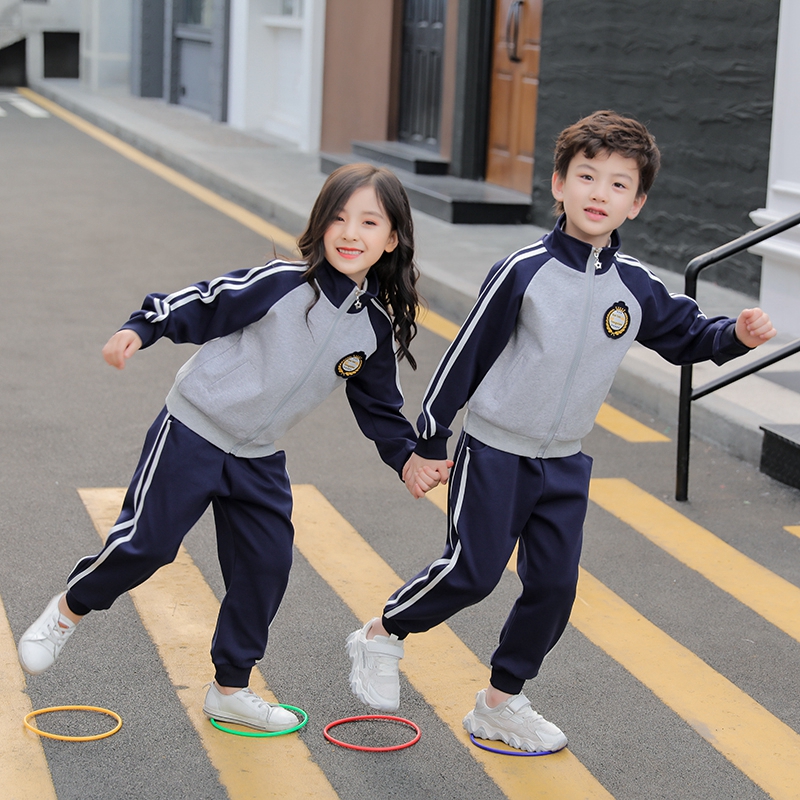 小学生校服套装春秋装一年级儿童班服运动服三件套秋季幼儿园园服