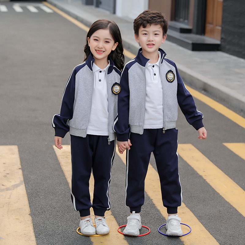 小学生校服套装春秋装一年级儿童班服运动服三件套秋季幼儿园园服