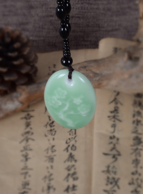 陶瓷饰品民族风手工毛衣链