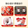 Hippie dog all-season waterproof all-over printed high-top soft-soled shoes