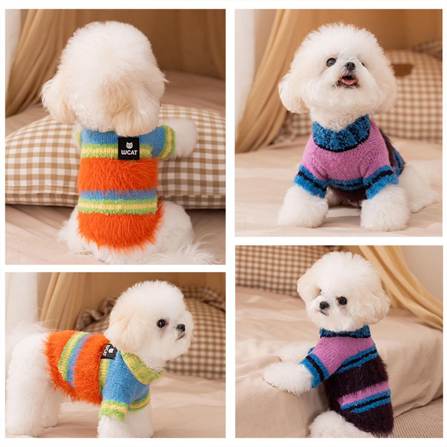 狗狗衣服2025新款秋冬装比熊泰迪雪纳瑞毛衣中小型犬宠物小狗衣服,淘宝优惠券,粉丝福利购,淘宝优惠卷