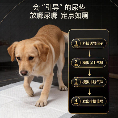 碳分子狗狗尿垫除臭加厚一次性隔尿片猫咪尿布尿不湿吸水宠物用品 - 图1