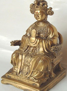 泰山碧霞元君老奶奶摆件