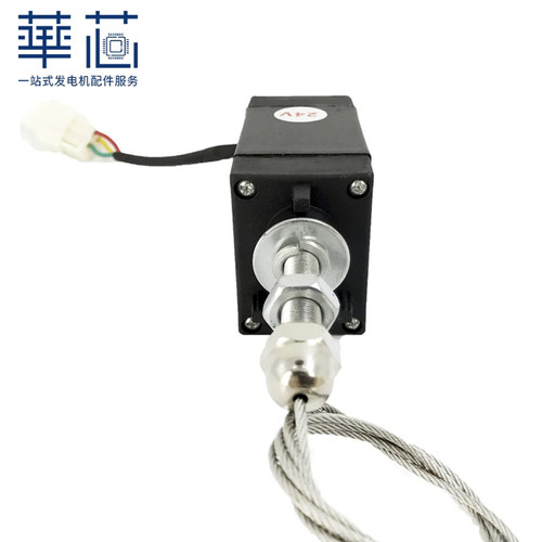 XHQ-PT通电断电拉控制停机装置柴油发电机熄火器停车电磁阀12/24V - 图1