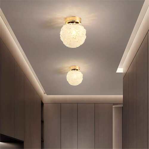 轻奢水晶床头吊灯法式中古走廊过道阳台玄关背景墙网红水晶壁灯 - 图1