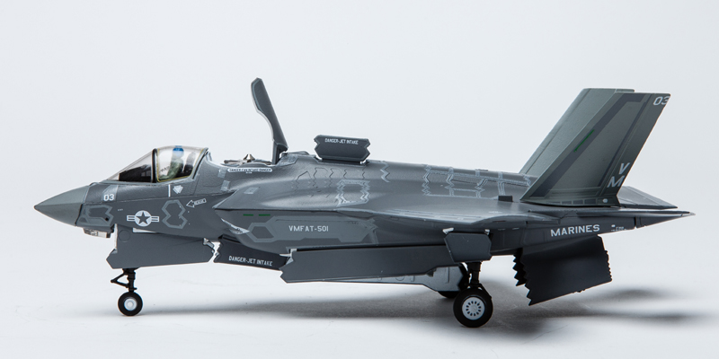 AF1仿真1:72闪电F35战斗机合金模型飞机F35B垂直起降F35A F-35 - 图0