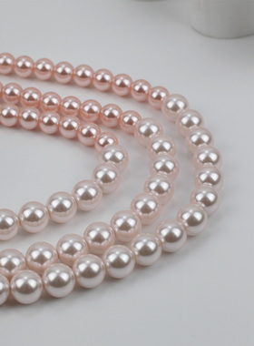 中故饰品新款仿珍珠设计多层高雅小众轻奢百搭精致时尚项链