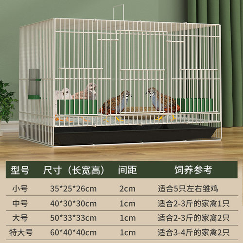 芦丁鸡专用笼加密雏鸡笼室内家用大号鹌鹑笼柯尔鸭笼小黄鸭笼包邮 - 图2