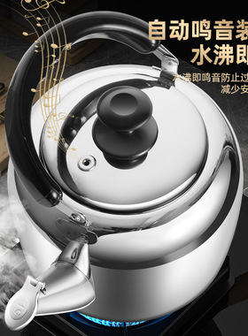 铿锵316不锈钢烧水壶明火燃气灶
