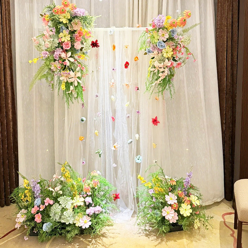 订婚宴布置全套多巴胺喜字背景板韩式氛围气球场景装饰仪式感kt板,淘宝优惠券,粉丝福利购,淘宝优惠卷