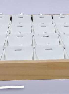 带盖皮革项链吊坠托盘首饰架道具