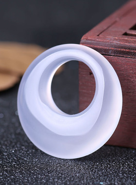 平安扣项链粉玉髓挂件吊坠