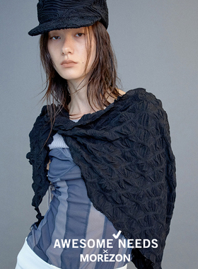 MOREZON【AWESOME NEEDS MULTIWAY SCARF】26春夏多功能头巾围巾