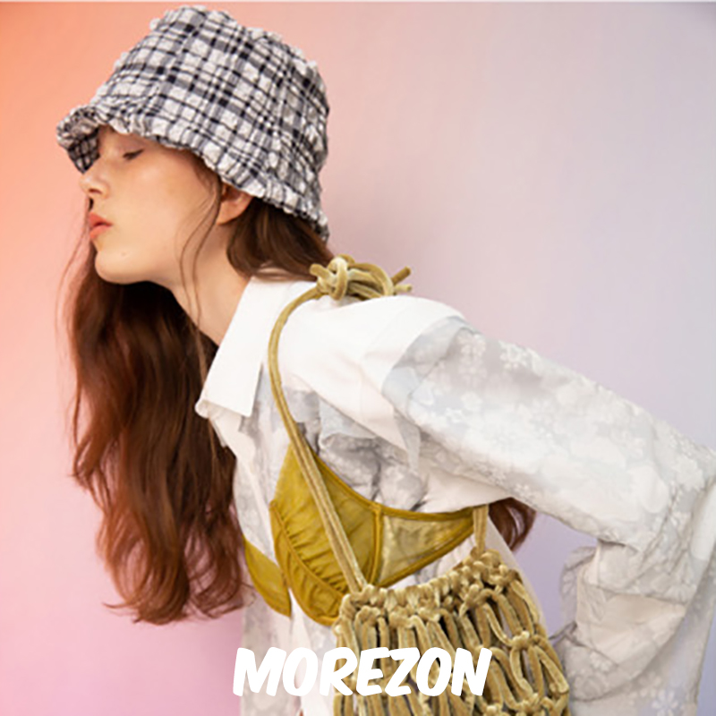 MOREZON【AWESOME NEEDS WAVY LAMPSHADE HAT】奶油泡泡渔夫帽子 - 图2