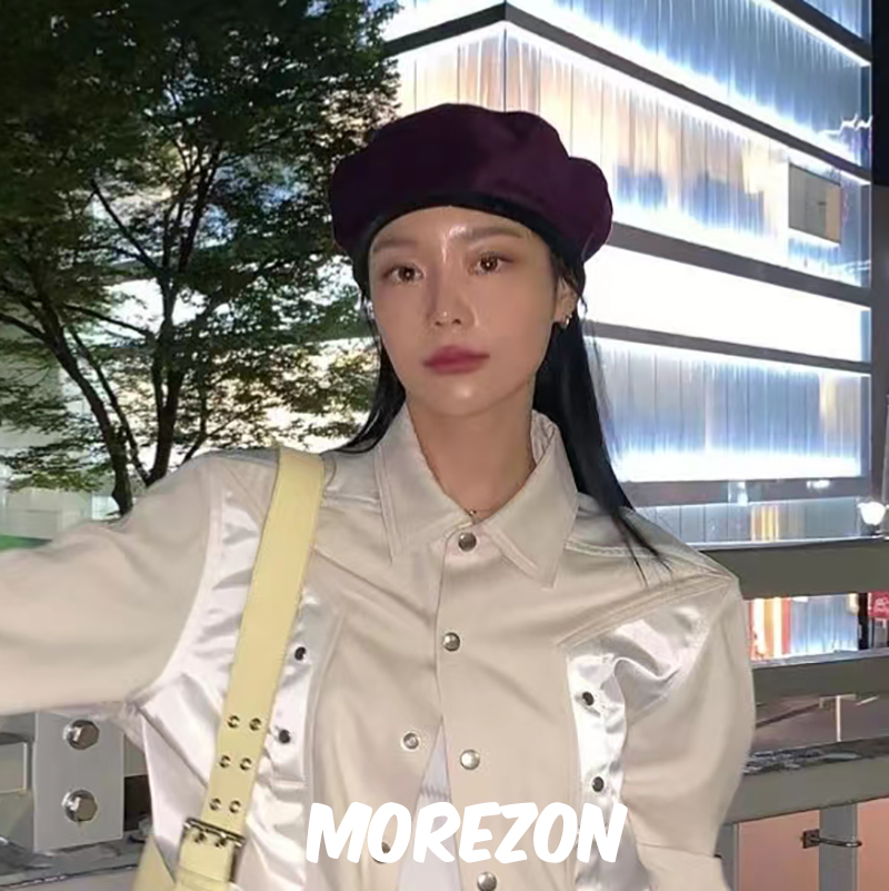 MOREZON【AWESOME NEEDS BOWL BERET】潮人休闲百搭简约贝雷帽子 - 图2