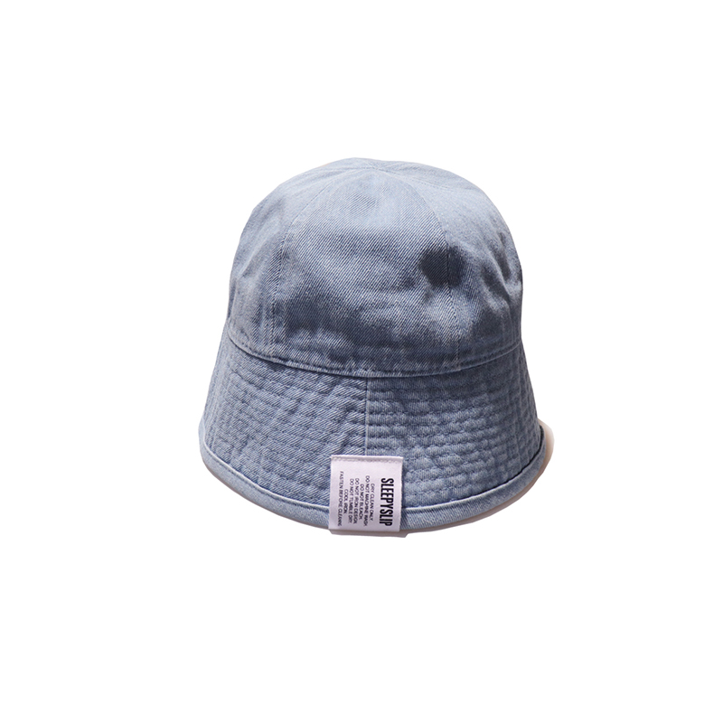 MOREZON【SLEEPYSLIP ROUND  DENIM BUCKET HAT】牛仔灯罩渔夫帽 - 图3