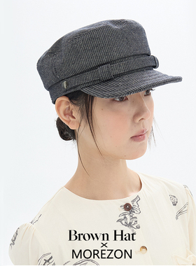 MOREZON【Brown hat Harper Casquette】26春夏新款精致平顶帽子