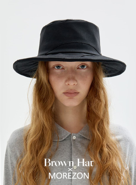 MOREZON【Brown hat Atelier Soft Flat Top Hat】26秋冬平顶礼帽