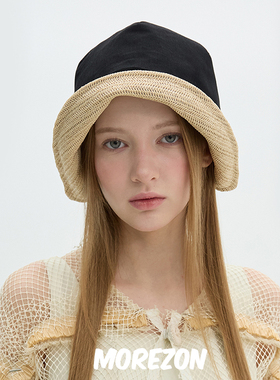 MOREZON赵露思同款【Brown hat Strap Bonnet】25潮人系带侍女帽