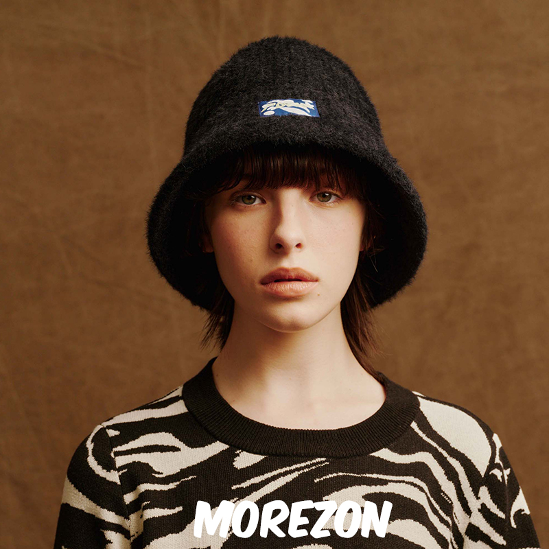 MOREZON【POESIE D'AME Angora knit hat】仿兔毛潮人百搭渔夫帽 - 图2