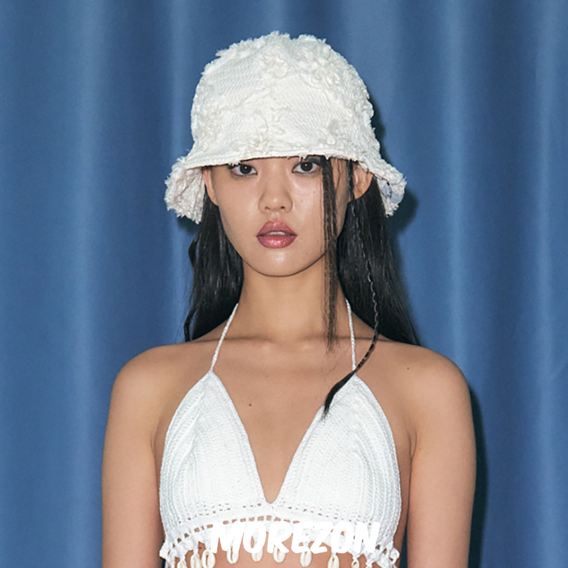 MOREZON【POESIE D'AME CORSAGE BUCKET HAT】24春夏小花束渔夫帽 - 图2