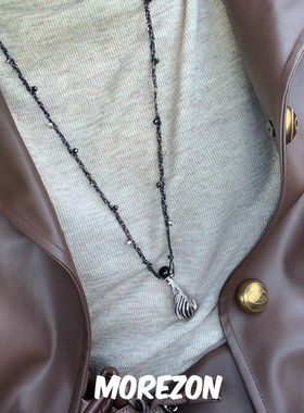 MOREZON【ATELIERSO】26SS新款小众设计师潮人个性香水瓶串珠项链