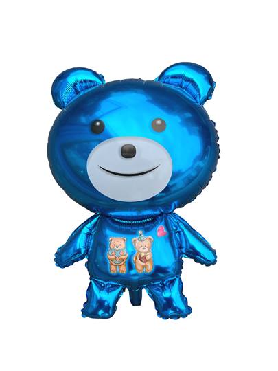 飘空气球立体熊魔法熊卡通动物装饰摆摊铝膜大号会飞儿童氦气不飞