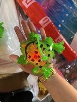 Net Red Frog BLOW TOY SWIMMING FROG MINI-FROG HAIR LIGHT WITH LAMP ANIMAL SWING STALL NIGHT MARKET BURST FROG CUB