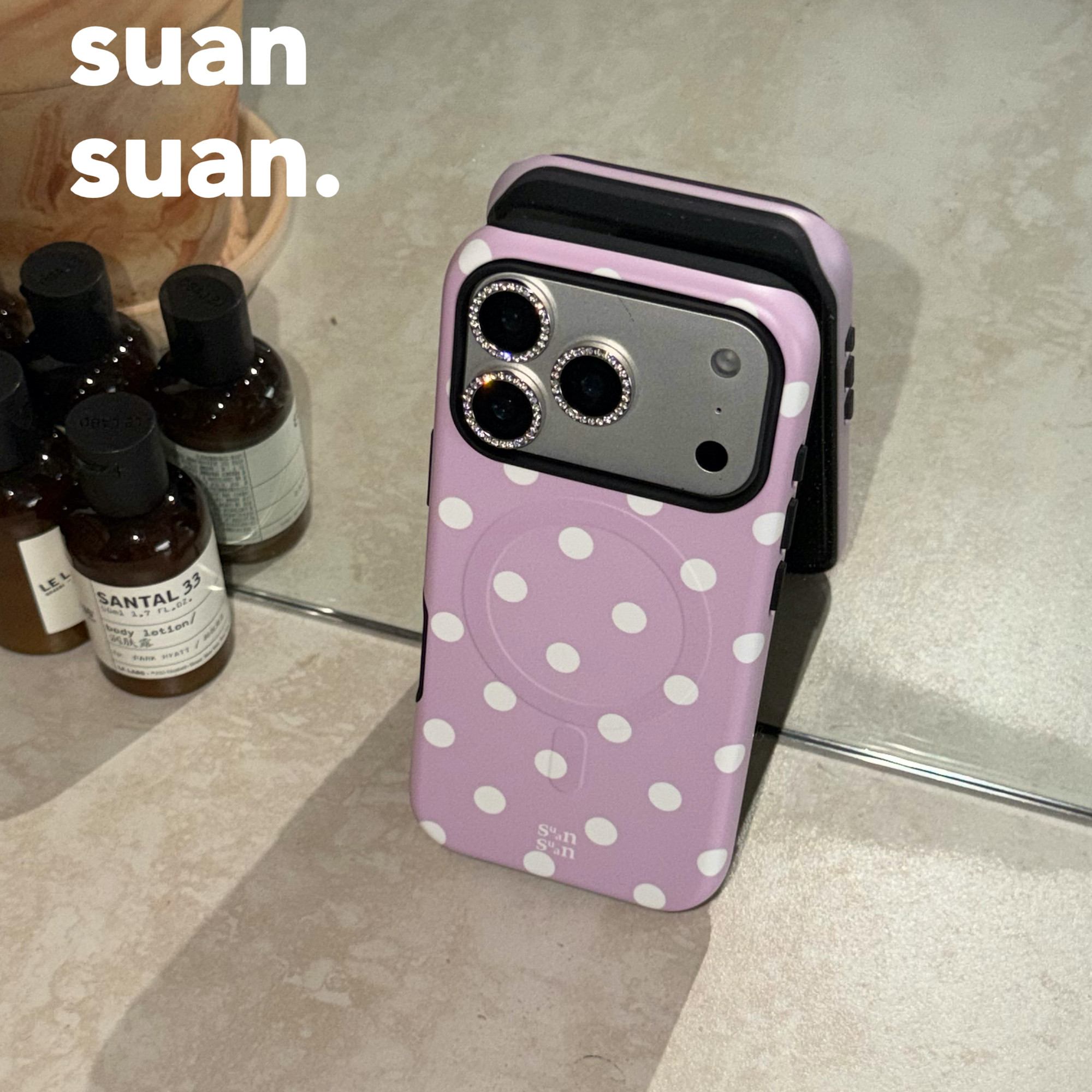 suansuan时髦彩色高级波尔卡圆波点韩国进口磁吸二合一菲林全包磨砂手机壳适用iPhone17promax苹果16防摔1514,淘宝优惠券,粉丝福利购,淘宝优惠卷