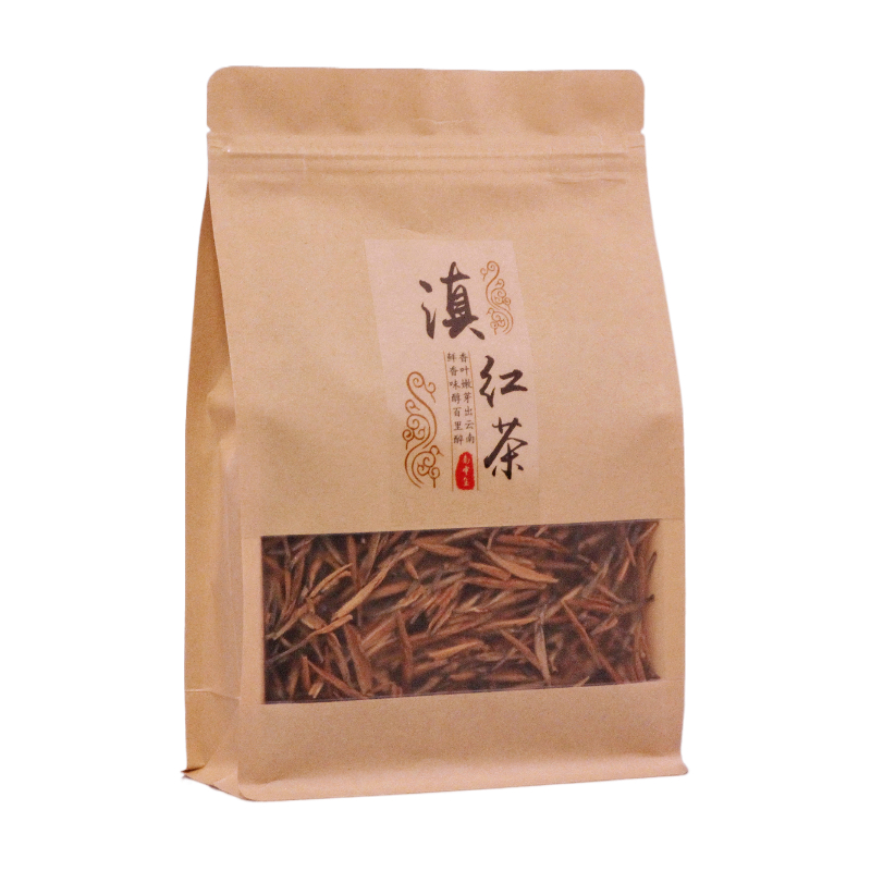 大金针单芽红茶工夫红茶新茶浓香型茶叶云南滇红茶袋装250g