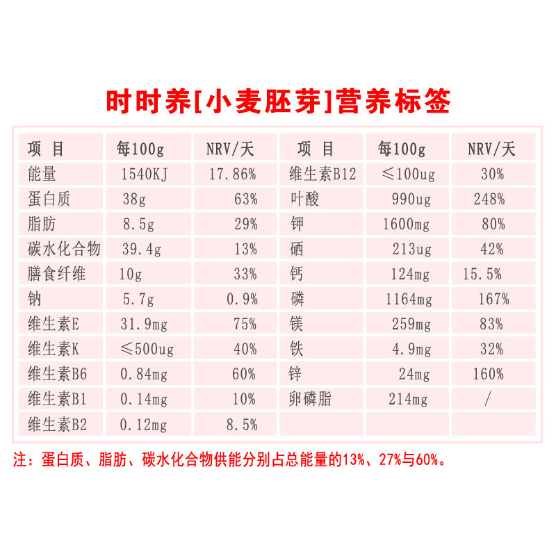 新日期 新疆时时养小麦胚芽粉 新疆礼物450克装 方便即食谷物早餐 - 图0