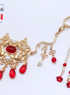 璎珞项圈晶晶原创古风项链铜女