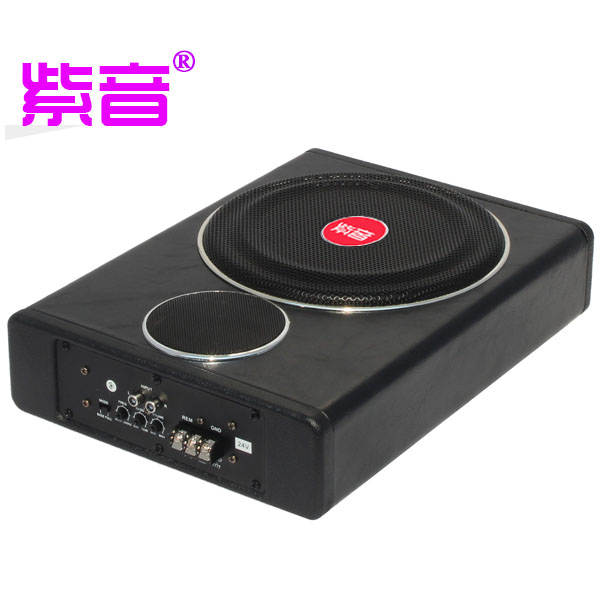 汽车座椅音响12v车载专用超重低音车用改装座位下24v超薄低音炮重 - 图0