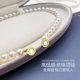 4mm authentic millet bead pearl necklace