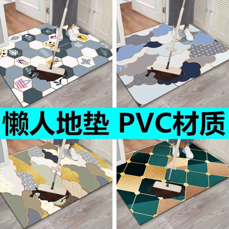 轻奢高端入户门垫进门地垫PVC可裁剪入门可擦洗免洗脚垫门口地毯_虎窝淘