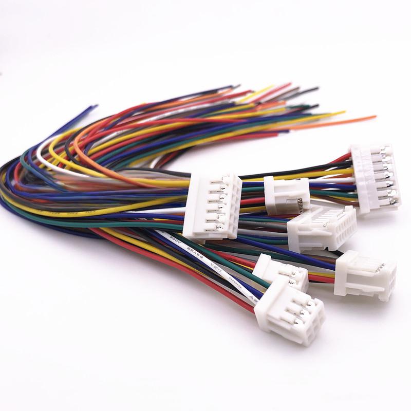 XHD2.54mm间距2x2P/4/5/6/7/9P双排插头端子线电子连接线单头双头 - 图3